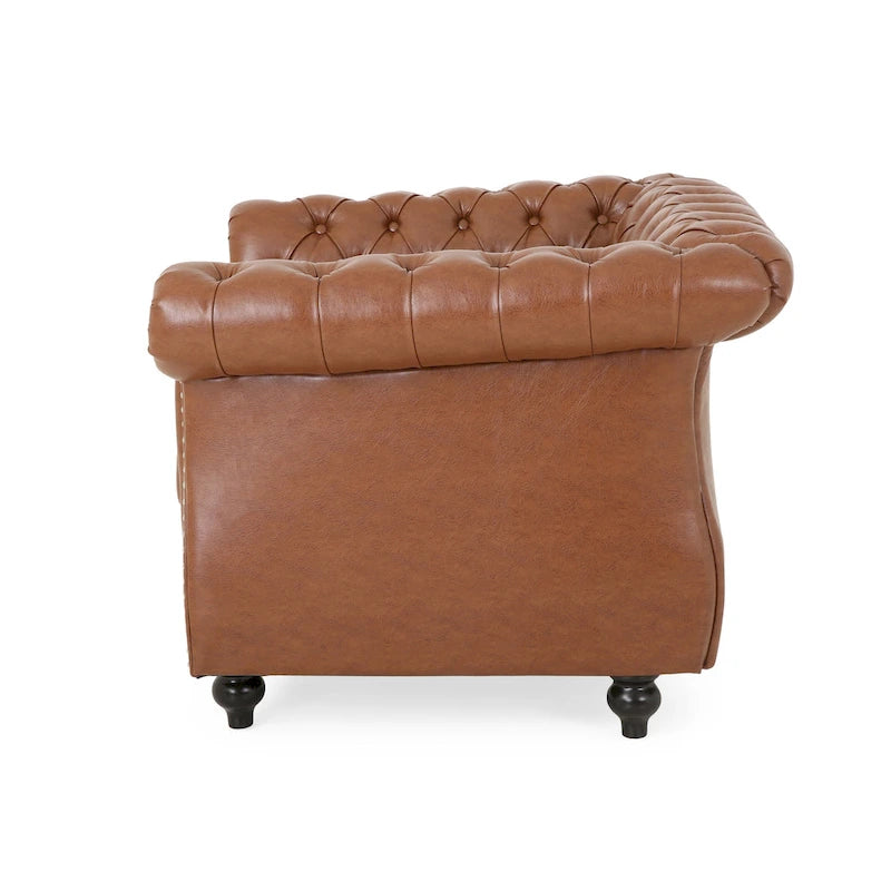 Fauteuils club traditionnels Chesterfield Silverdale (lot de 2) par