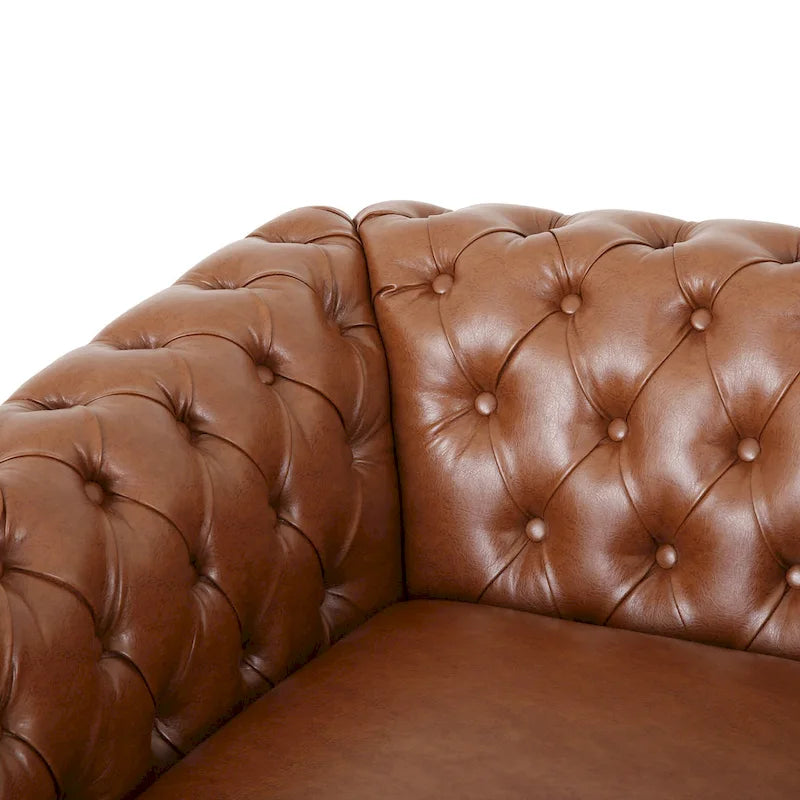 Fauteuils club traditionnels Chesterfield Silverdale (lot de 2) par