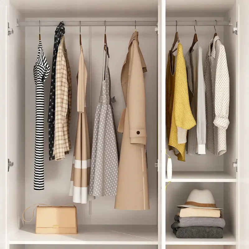 Grande Armoire/Penderie, 120 L x 177 H x 46,5 P cm