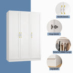 Grande Armoire/Penderie, 120 L x 177 H x 46,5 P cm