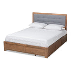 Lit de rangement Lene Mid-Century Modern 3 tiroirs