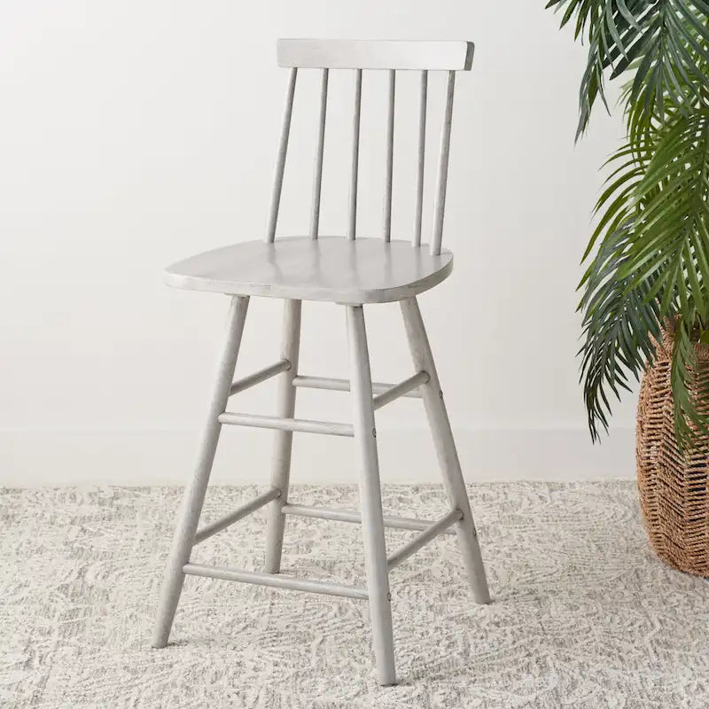 Tabouret de comptoir Nanie Wood de 63,5 cm – 43,18 cm l x 43,18 cm P x 96,52 cm H – 43,18 l x 43,18 P x 96,52 H