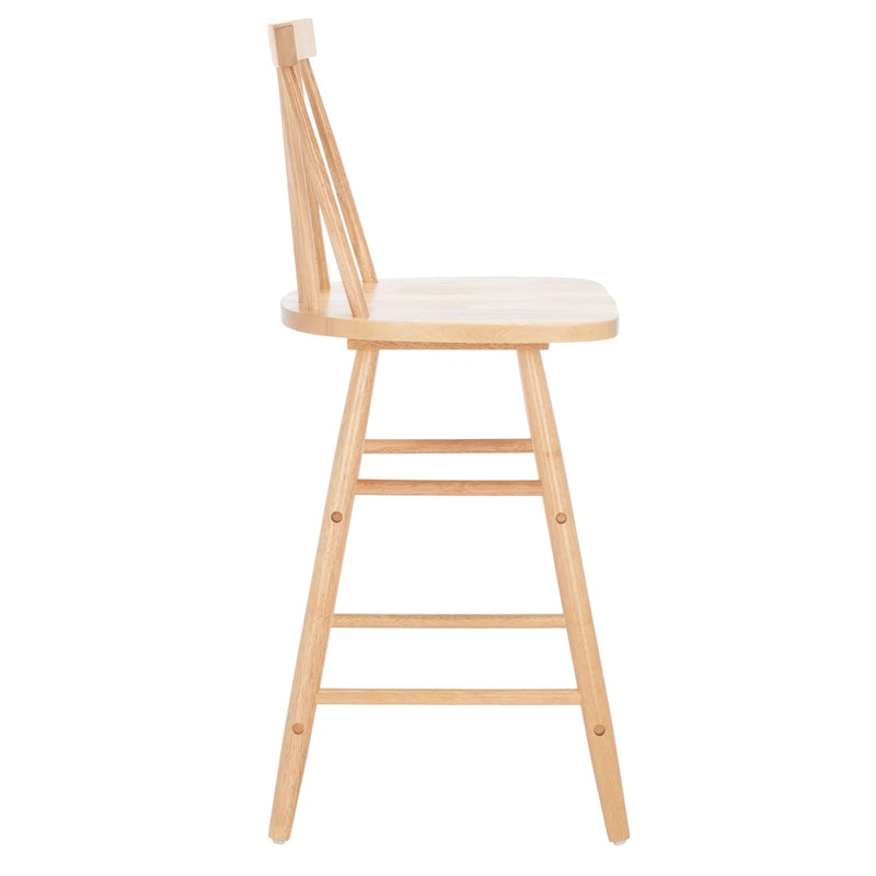 Tabouret de comptoir Nanie Wood de 63,5 cm – 43,18 cm l x 43,18 cm P x 96,52 cm H – 43,18 l x 43,18 P x 96,52 H
