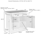 Îlot de cuisine Shoreline - 18p x 40L x 36,13h