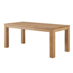   75-inch Rectangular Dining Table Square Legs