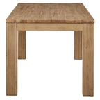 Table de salle à manger rectangulaire de 75 po avec pieds carrés