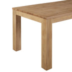 Table de salle à manger rectangulaire de 75 po avec pieds carrés