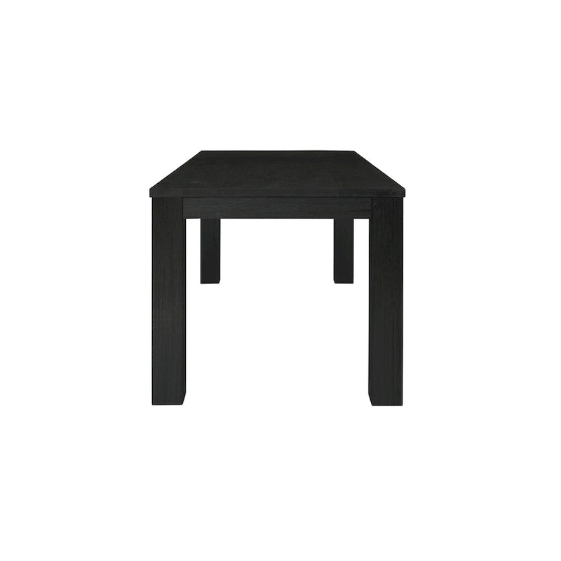Table de salle à manger rectangulaire de 75 po avec pieds carrés