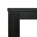 Table de salle à manger rectangulaire de 75 po avec pieds carrés