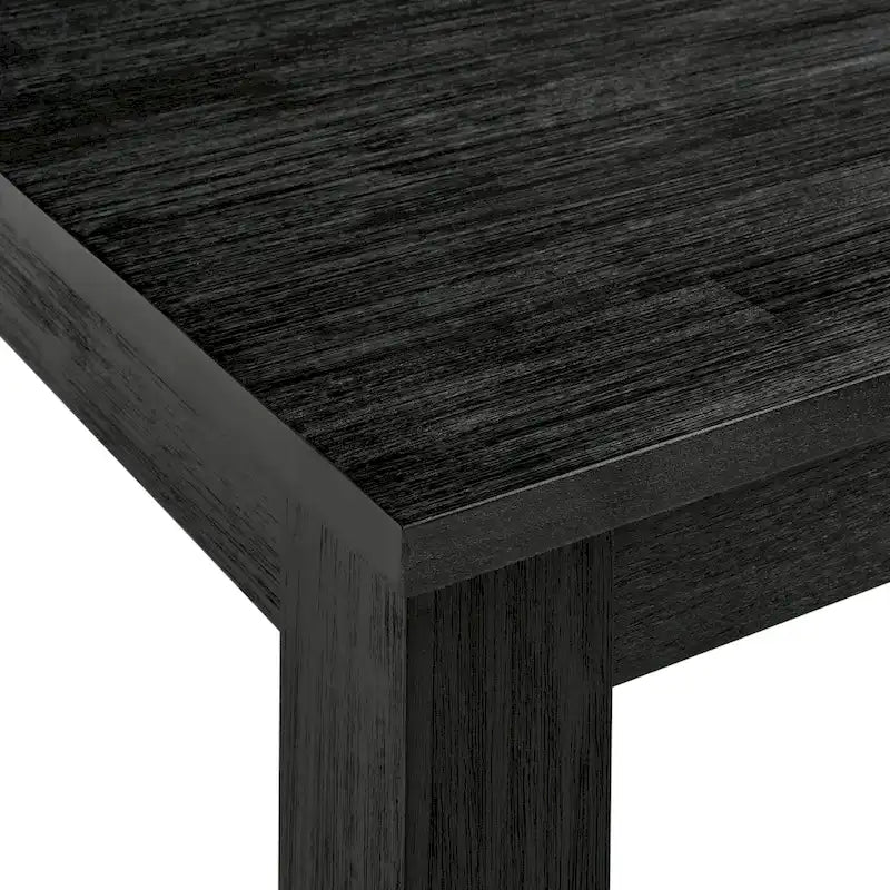 Table de salle à manger rectangulaire de 75 po avec pieds carrés