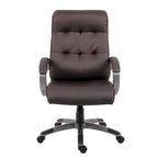 Chaise de bureau de direction grand dossier double rembourrage