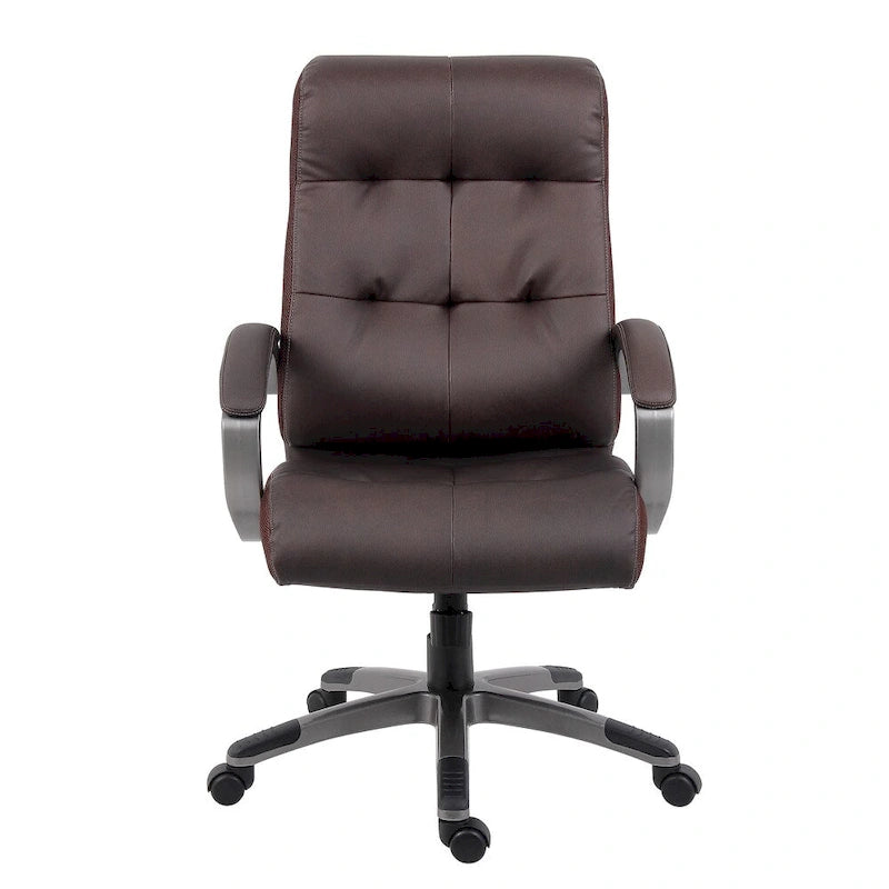 Chaise de bureau de direction grand dossier double rembourrage