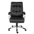 Chaise de bureau de direction grand dossier double rembourrage