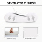 Chaise de bureau ergonomique pivotante en maille avec repose-pieds