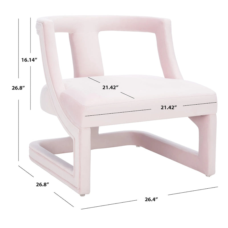 Fauteuil simple - 27 pouces de large x 27 pouces de profondeur x 27 pouces de haut - 26 pouces de large x 27 pouces de profondeur x 27 pouces de haut