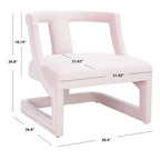 Fauteuil simple - 27 pouces de large x 27 pouces de profondeur x 27 pouces de haut - 26 pouces de large x 27 pouces de profondeur x 27 pouces de haut