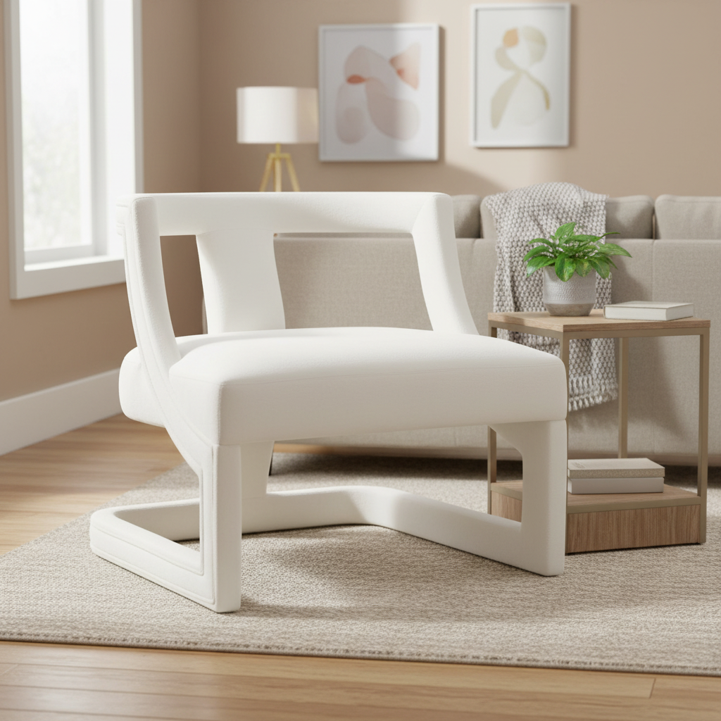 Fauteuil simple - 27 pouces de large x 27 pouces de profondeur x 27 pouces de haut - 26 pouces de large x 27 pouces de profondeur x 27 pouces de haut