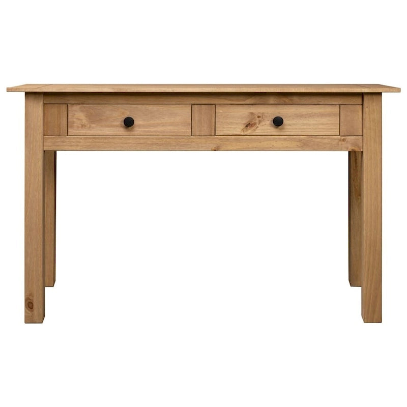 vidaXL Table console Table d'entrée Table d'appoint Bois de pin massif Gamme Panama - 43,3 x 15,7 x 28,3