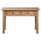 vidaXL Table console Table d'entrée Table d'appoint Bois de pin massif Gamme Panama - 43,3 x 15,7 x 28,3