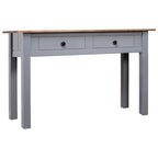 vidaXL Table console Table d'entrée Table d'appoint Bois de pin massif Gamme Panama - 43,3 x 15,7 x 28,3