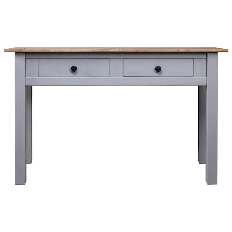 vidaXL Table console Table d'entrée Table d'appoint Bois de pin massif Gamme Panama - 43,3 x 15,7 x 28,3