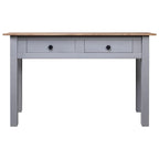 vidaXL Table console Table d'entrée Table d'appoint Bois de pin massif Gamme Panama - 43,3 x 15,7 x 28,3