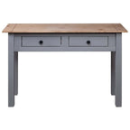 vidaXL Table console Table d'entrée Table d'appoint Bois de pin massif Gamme Panama - 43,3 x 15,7 x 28,3