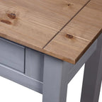 vidaXL Table console Table d'entrée Table d'appoint Bois de pin massif Gamme Panama - 43,3 x 15,7 x 28,3