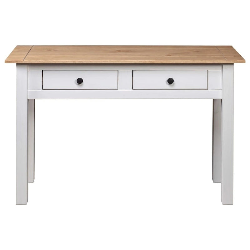 vidaXL Table console Table d'entrée Table d'appoint Bois de pin massif Gamme Panama - 43,3 x 15,7 x 28,3
