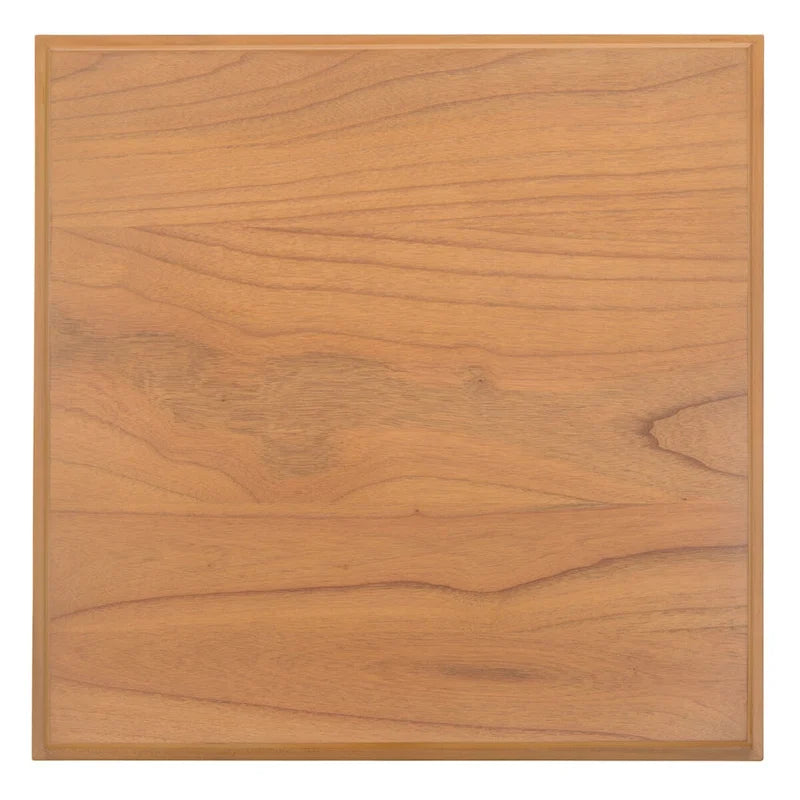 Table d'appoint à étagère double - 24 pouces de long x 24 pouces de profondeur x 21 pouces de haut - 24 larg. x 24 prof. x 21 haut.