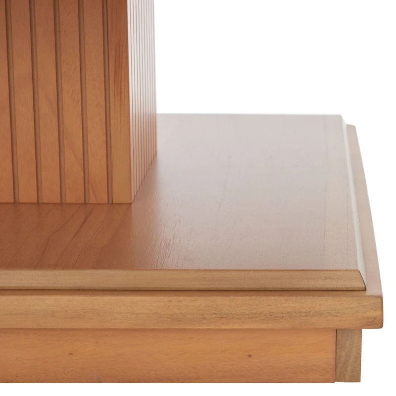 Table d'appoint à étagère double - 24 pouces de long x 24 pouces de profondeur x 21 pouces de haut - 24 larg. x 24 prof. x 21 haut.