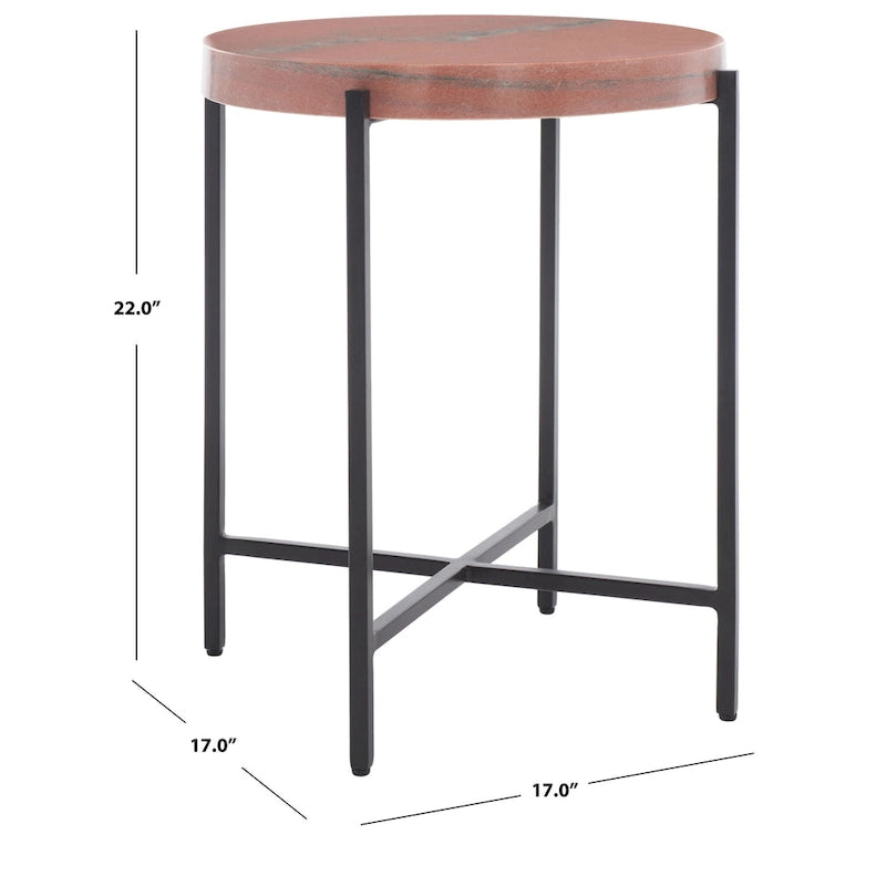 Table d'appoint Azula à plateau en pierre