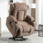 Fauteuil inclinable pour salon avec poche latérale