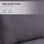 Fauteuil inclinable manuel traditionnel à enroulement, pieds en bois massif, ensemble deux pièces