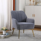 Fauteuil moderne avec accoudoirs larges de 25,2 pouces