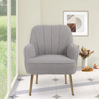 Fauteuil moderne avec accoudoirs larges de 25,2 pouces