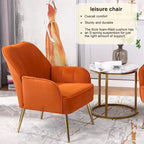Fauteuil moderne avec accoudoirs larges de 25,2 pouces
