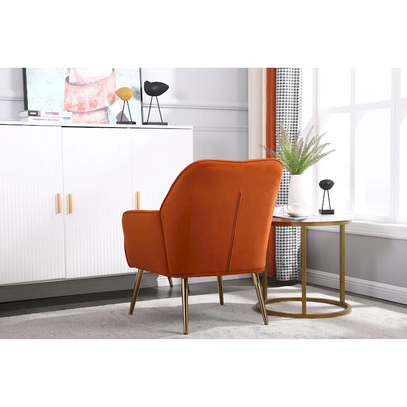 Fauteuil moderne avec accoudoirs larges de 25,2 pouces