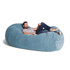 Pouf géant de 2,13 m pour adultes - Chenille de qualité supérieure