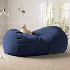 Pouf géant de 2,13 m pour adultes - Chenille de qualité supérieure