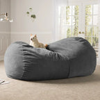 Pouf géant de 2,13 m pour adultes - Chenille de qualité supérieure